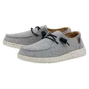 Hey Dude Wendy Chambray White Blue 10 41 New NIB Women's